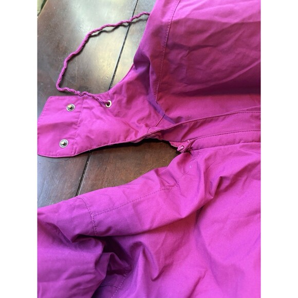Eddie Bauer Down Puffer Jacket Women's Small Purple Zip Removable Hood Gore-Tex - Picture 7 of 12